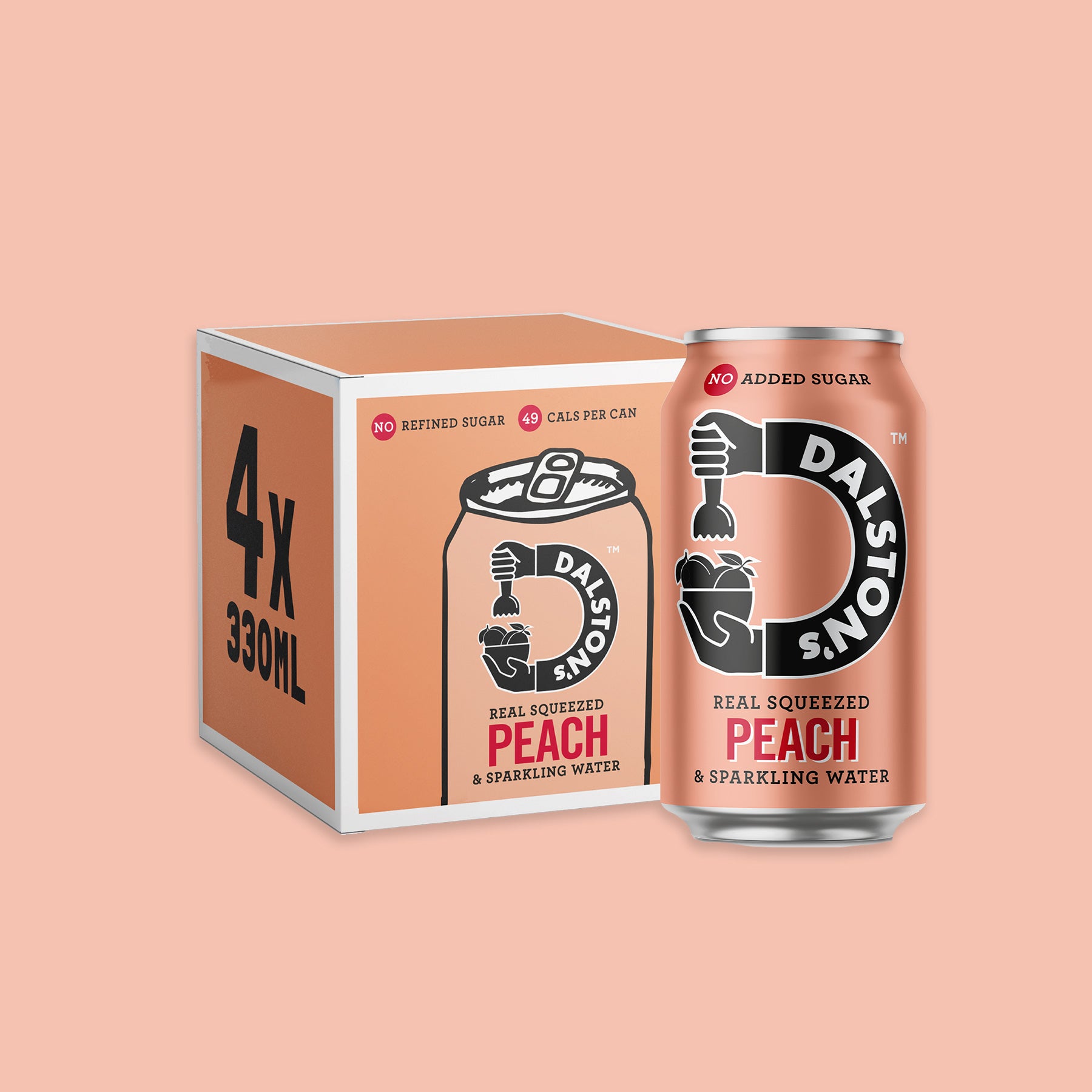 Peach Soda 4 Cans